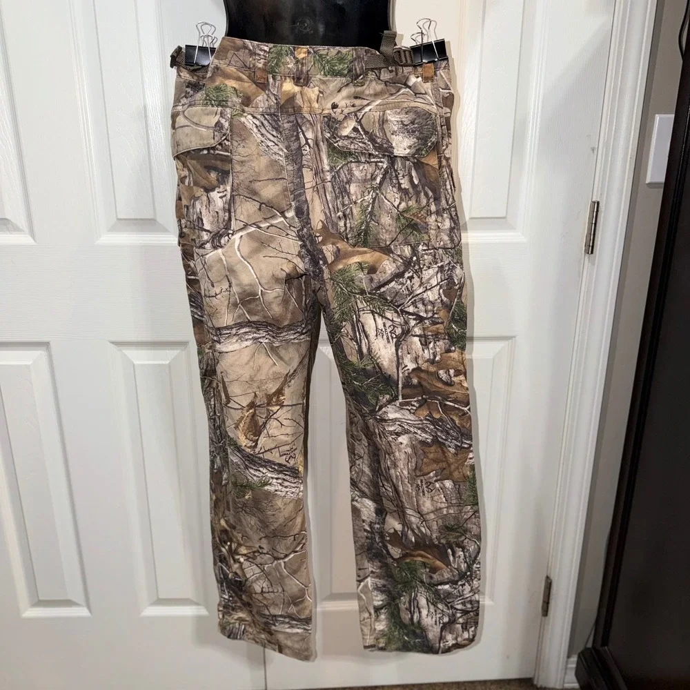 Game Winner Mens Realtree Edge Camo Hunting‎ Cargo Pants Size M 32-34 Brown